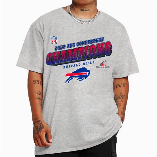 T Shirt Color AFC22 Buffalo Bills Team 2022 AFC Conference Champions T Shirt