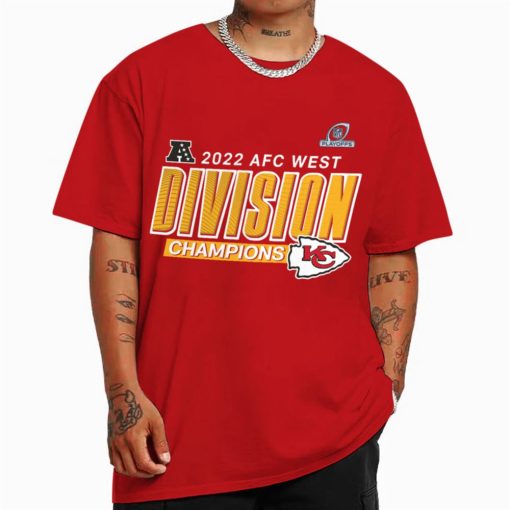 T Shirt Color Kansas City Chiefs 2022 AFC West Division Champions T Shirt