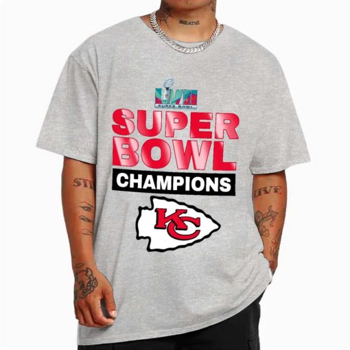 T Shirt Color Kansas City Chiefs Champions Super Bowl LVII 2023 Crewneck Sweatshirt
