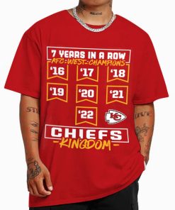 T Shirt Color Kansas City Chiefs Kingdom AFC West Champions T Shirt