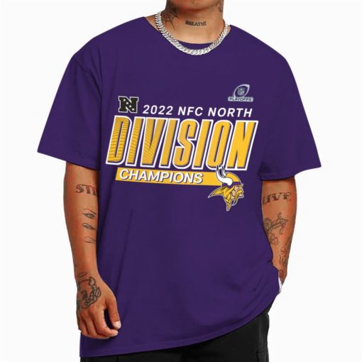 T Shirt Color Minnesota Vikings 2022 NFC North Division Champions T Shirt