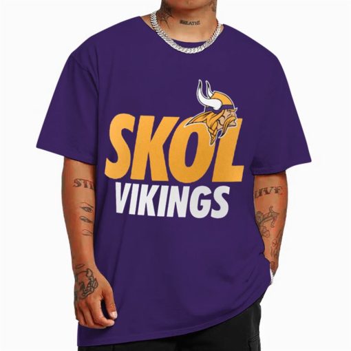T Shirt Color Minnesota Vikings Skol T Shirt
