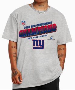T Shirt Color NFC27 New York Giants Team 2022 NFC Conference Champions T Shirt