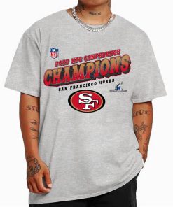 T Shirt Color NFC29 San Francisco 49ers Team 2022 NFC Conference Champions T Shirt
