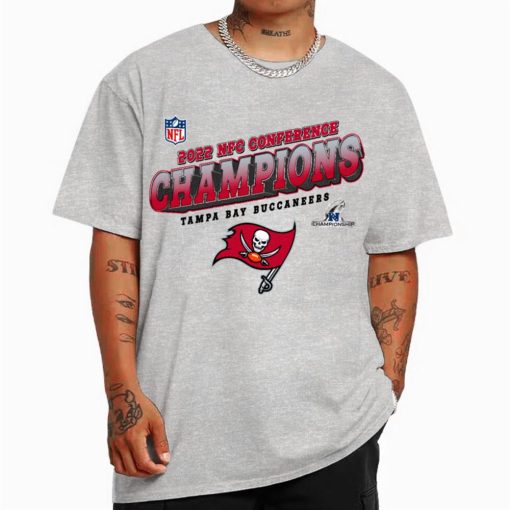 T Shirt Color NFC30 Tampa Bay Buccaneers Team 2022 NFC Conference Champions T Shirt
