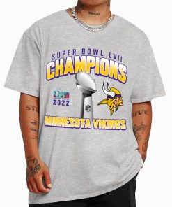 T Shirt Color SPB28 Minnesota Vikings Champions Super Bowl LVII Arizona 12th February 2023