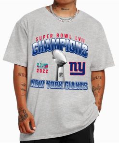 T Shirt Color SPB29 New York Giants Champions Super Bowl LVII Arizona 12th February 2023