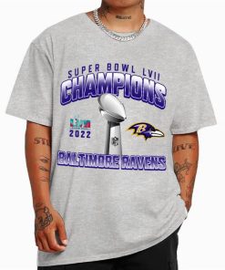 T Shirt Color SPB33 Baltimore Ravens Champions Super Bowl LVII Arizona 12th February 2023