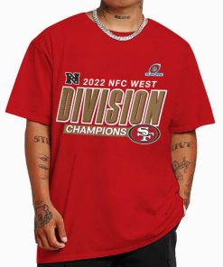 T Shirt Color San Francisco 49ers 2022 NFC West Division Champions T Shirt