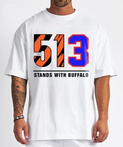 T Shirt Men 513 Stands With Buffalo Bills Mafia Damar Hamlin T Shirt
