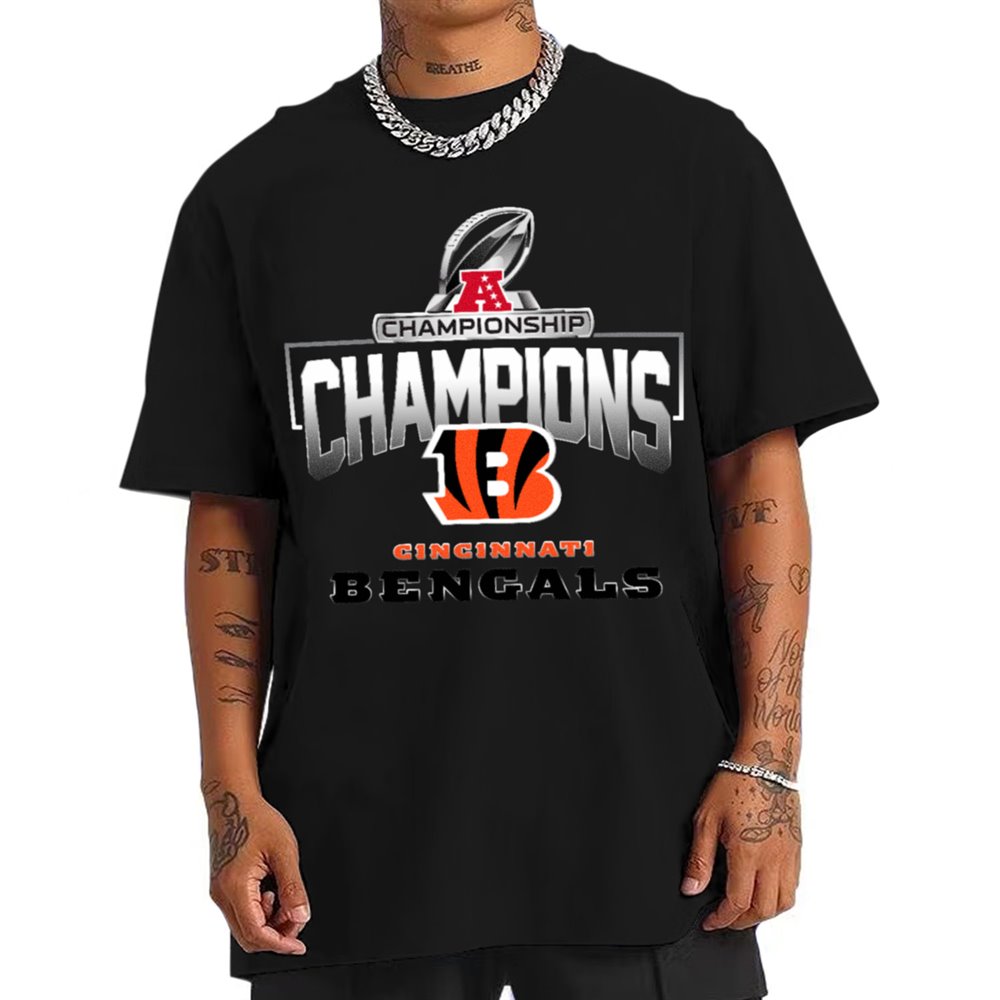 Cincinnati Bengals AFC Championship Champions 2022 2023 T-Shirt - Cruel Ball