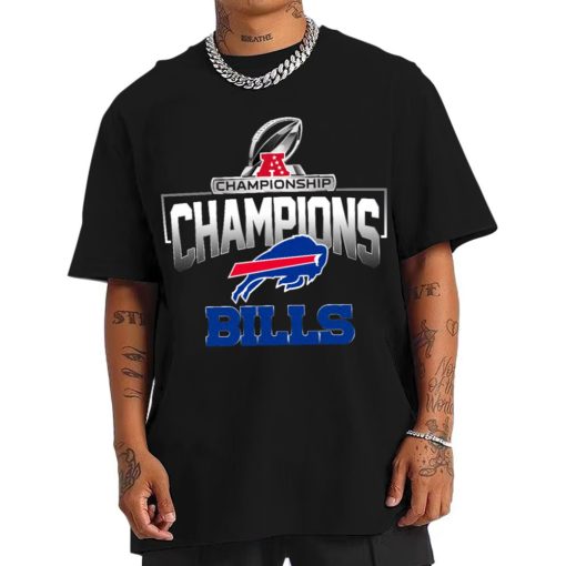T Shirt Men AFC05 Buffalo Bills AFC Championship Champions 2022 2023 T Shirt