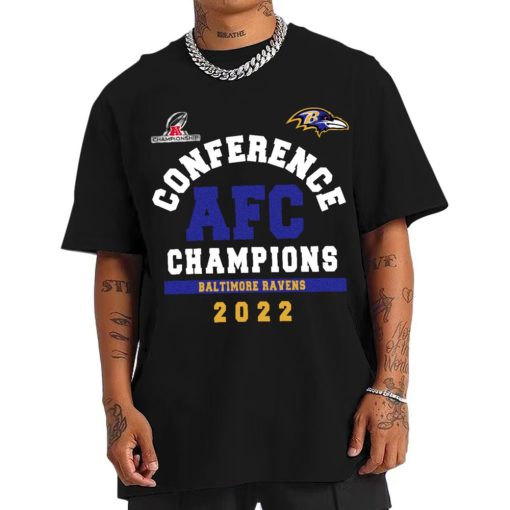 T Shirt Men AFC16 Baltimore Ravens Conference AFC Champions 2022 Sweatshirt