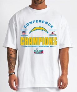 T Shirt Men AFC27 Los Angeles Chargers Champions Pro Bowl NFL American Football Conference T Shirt
