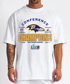 T Shirt Men AFC28 Baltimore Ravens Champions Pro Bowl NFL American Football Conference T Shirt