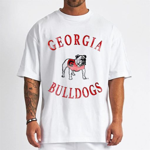 T Shirt Men Georgia Bulldogs Gameday Couture Women s Good Vibes T Shirt