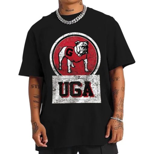 T Shirt Men Georgia Bulldogs UGA T Shirt