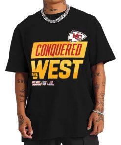 T Shirt Men Kansas City Chiefs 2022 2023 AFC West Division T Shirt