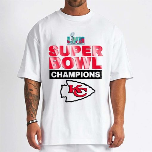 T Shirt Men Kansas City Chiefs Champions Super Bowl LVII 2023 Crewneck Sweatshirt