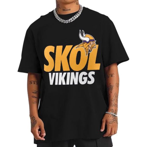 T Shirt Men Minnesota Vikings Skol T Shirt