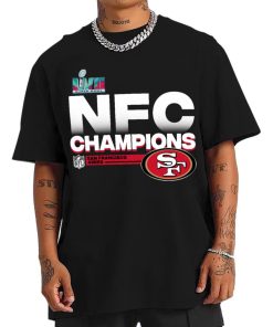 T Shirt Men NFC11 San Francisco 49ers NFC Champions LVII 2022 T Shirt