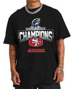 T Shirt Men NFC13 San Francisco 49ers AFC Championship Champions 2022 2023 T Shirt