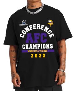 T Shirt Men NFC14 Minnesota Vikings Conference AFC Champions 2022 Sweatshirt 1
