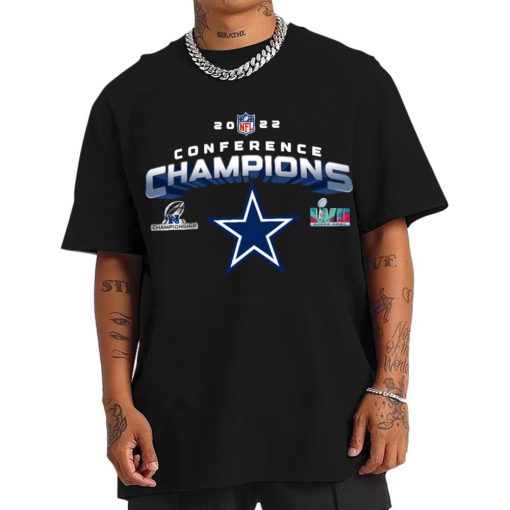 T Shirt Men NFC19 Dallas Cowboys NFL AFC Champions LVII 2022 Crewneck Sweatshirt