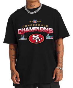 T Shirt Men NFC23 San Francisco 49ers NFL AFC Champions LVII 2022 Crewneck Sweatshirt