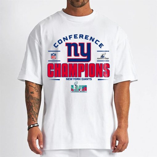 T Shirt Men NFC33 New York Giants Champions Pro Bowl NFL National Football Conference T Shirt