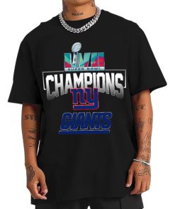 T Shirt Men SPB01 New York Giants Super Bowl LVII 2022 2023 Champions T Shirt 1