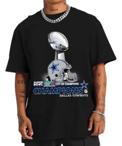 T Shirt Men SPB08 Dallas Cowboys Champions NFL Cup And Helmet Sweatshirt
