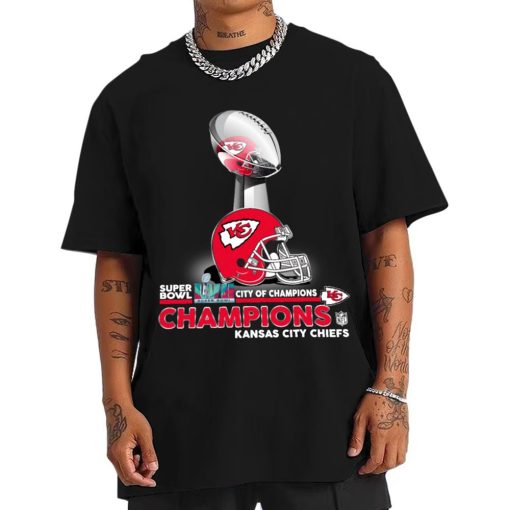 T Shirt Men SPB16 Kansas City Chiefs Champions NFL Cup And Helmet Sweatshirt