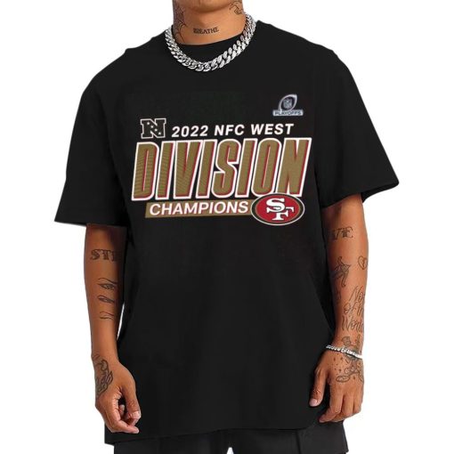 T Shirt Men San Francisco 49ers 2022 NFC West Division Champions T Shirt