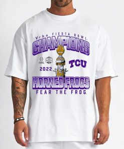 T Shirt Men TCU Football Champions Fiesta Bowl T Shirt