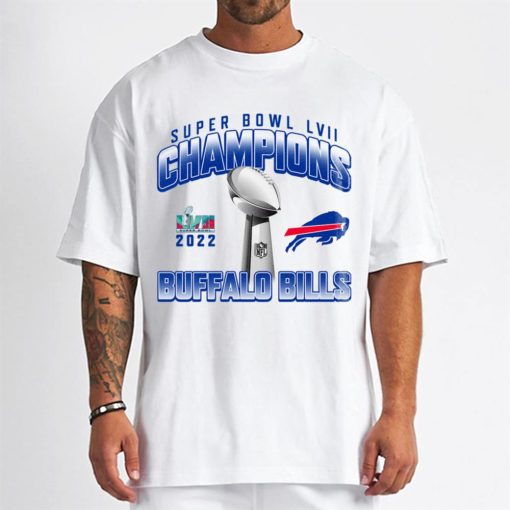 T Shirt Men W SPB23 Buffalo Bills Champions Super Bowl LVII Arizona 12th February 2023
