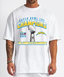 T Shirt Men W SPB27 Los Angeles Chargers Champions Super Bowl LVII Arizona 12th February 2023