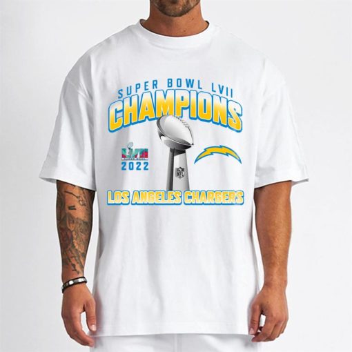 T Shirt Men W SPB27 Los Angeles Chargers Champions Super Bowl LVII Arizona 12th February 2023