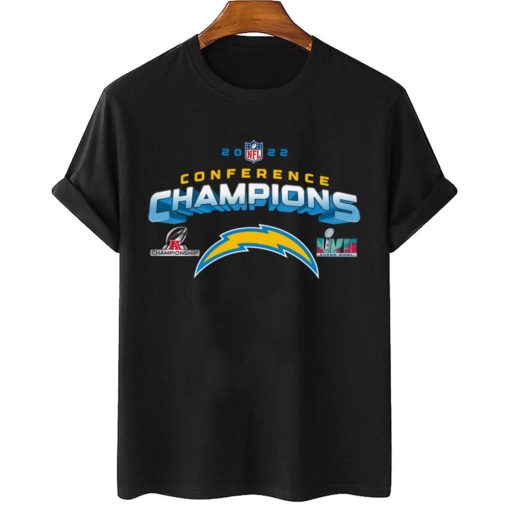 T Shirt Women 2 AFC03 Los Angeles Chargers NFL AFC Champions LVII 2022 Crewneck Sweatshirt