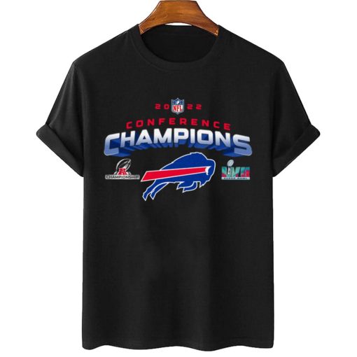 T Shirt Women 2 AFC12 Buffalo Bills NFL AFC Champions LVII 2022 Crewneck Sweatshirt