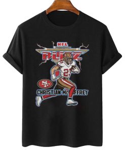 T Shirt Women 2 Christian McCaffrey San Francisco 49ers NFL Blitz T Shirt