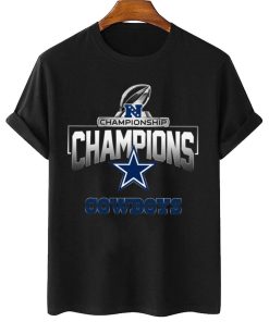 T Shirt Women 2 NFC02 Dallas Cowboys AFC Championship Champions 2022 2023 T Shirt