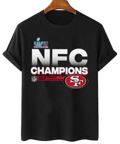 T Shirt Women 2 NFC11 San Francisco 49ers NFC Champions LVII 2022 T Shirt