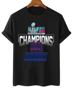 T Shirt Women 2 SPB01 New York Giants Super Bowl LVII 2022 2023 Champions T Shirt 1