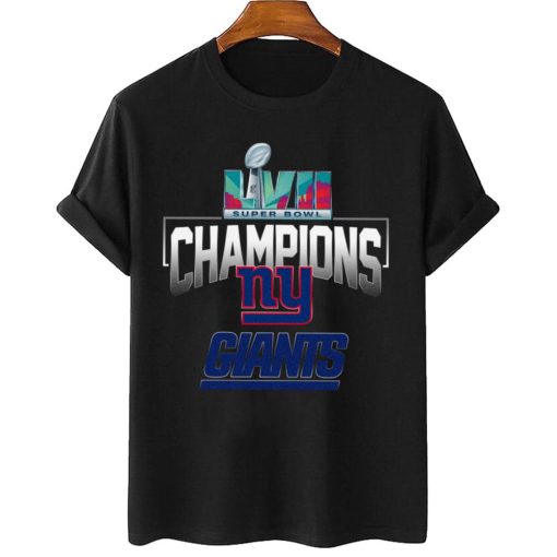 T Shirt Women 2 SPB01 New York Giants Super Bowl LVII 2022 2023 Champions T Shirt 1