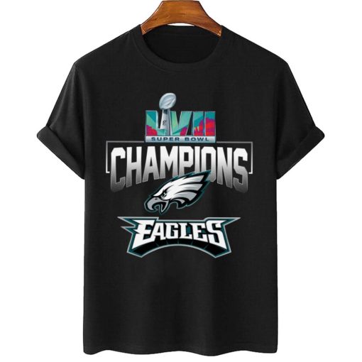 T Shirt Women 2 SPB02 Philadelphia Eagles Super Bowl LVII 2022 2023 Champions T Shirt