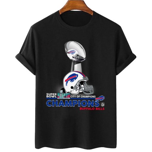 T Shirt Women 2 SPB06 Buffalo Bills Champions NFL Cup And Helmet Sweatshirt
