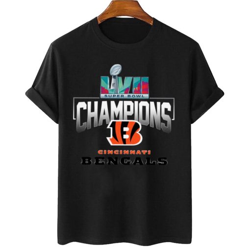 T Shirt Women 2 SPB11 Cincinnati Bengals Super Bowl LVII 2022 2023 Champions T Shirt