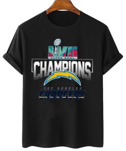 T Shirt Women 2 SPB14 Los Angeles Chargers Super Bowl LVII 2022 2023 Champions T Shirt