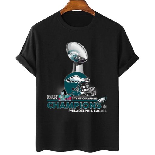 T Shirt Women 2 SPB20 Philadelphia Eagles Champions NFL Cup And Helmet Sweatshirt